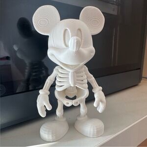 Disney Mickey Mouse Skeleton 3D Printed Display Decor